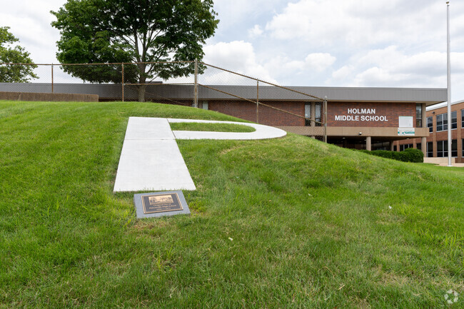 Holman Middle School is the original location of Pattonville High School.