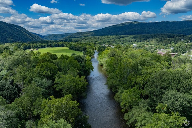 The Potomac River flows through the edge of the City of Keyser.