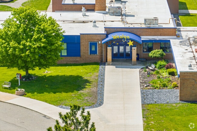 Over 400 students from across Burton attend Weston Elementary School.
