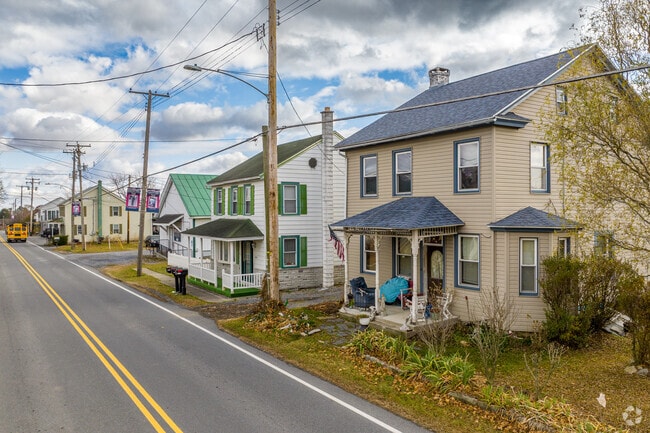 Bethel streets are quiet and lined with historical colonial revival architecture.