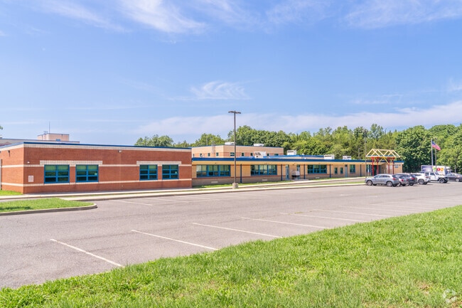Students in grades PK-8 attend Quarter Mile Lane Elementary.