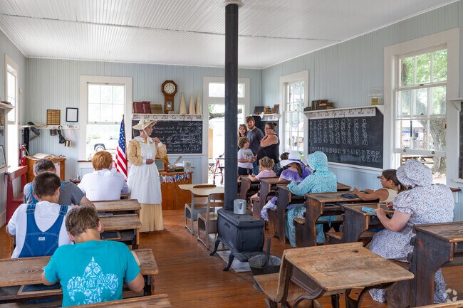Old school house reenactments are a part of Heritage Day festivities at Heritage Park.