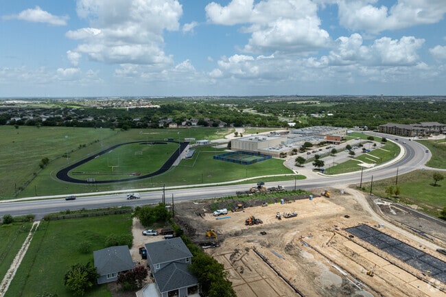 A full-size track is available for students at Armando Chapa Middle School.
