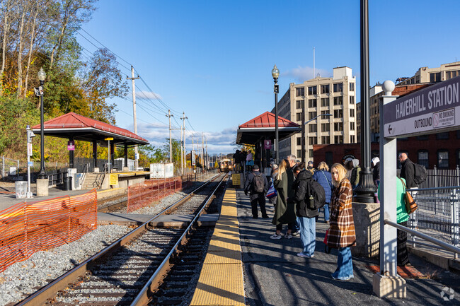 Commuters can head to the local rail station in Downtown Haverhill and catch a train to Boston or points North.