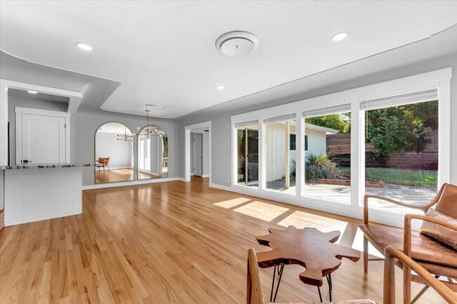 kitchen/ dining/ living in one amazing area...