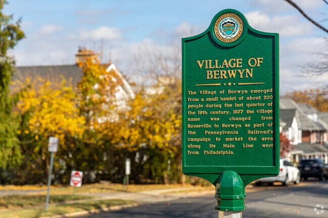 The Village of Berwyn was first founded in the late 1800's.
