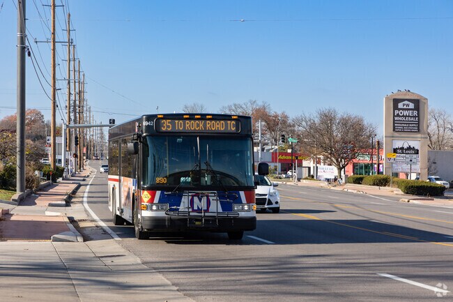 St. Louis Metro Bus transports the residents of Breckenridge Hills.