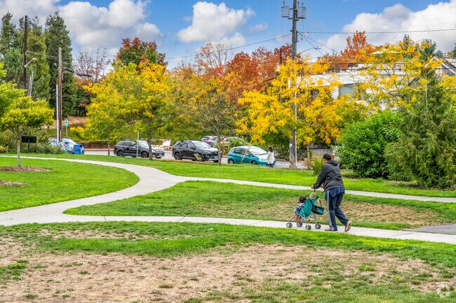 Atlantic locals enjoy walking trails outside the African American Museum in Central District.