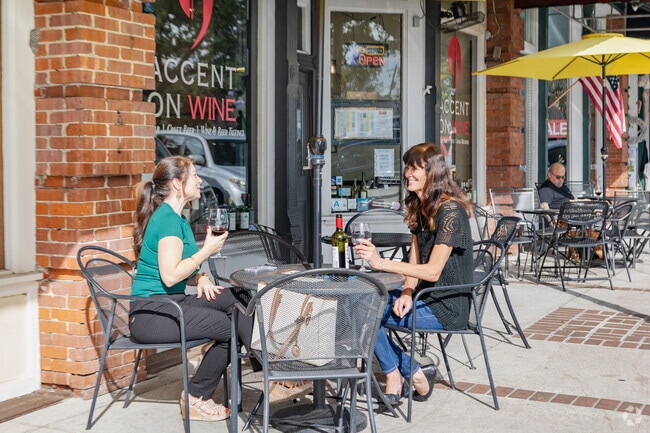 Summerville residents enjoy meeting friends for drinks in historic downtown Summerville.