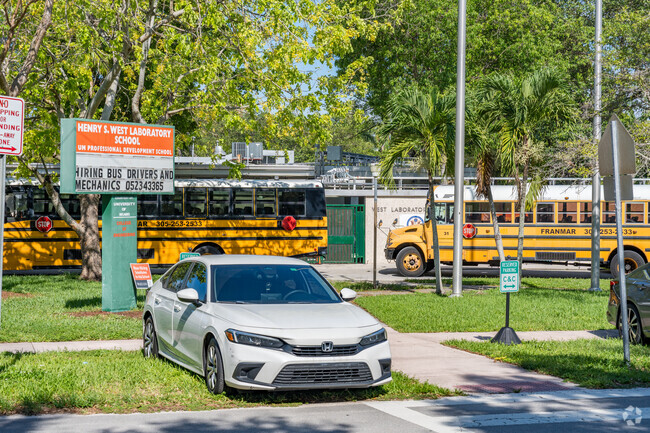 Henry S. West Laboratory School is part of the Miami-Dade County Public Schools system.