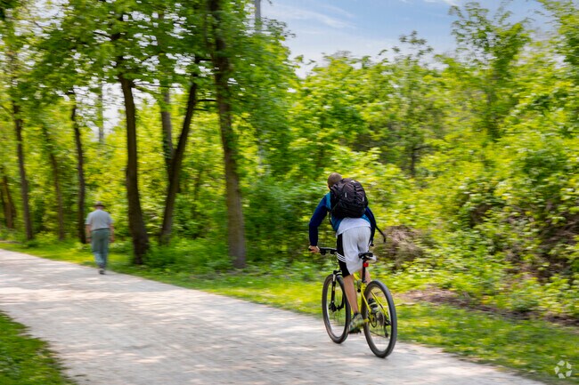 Miles of walking and bike trails run right through the heart of Hawthorne, Wheaton.