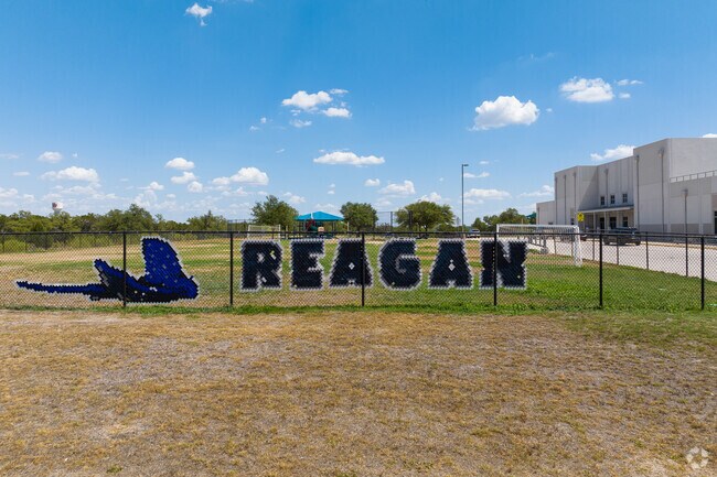 Ronald Reagan Elementary School
is the Home of the Rays in the Cedar Park neighborhood.