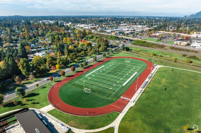 Hamlin Middle School in Springfield features excellent athletic facilities for students.