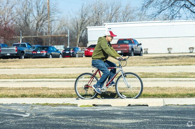 Summit Park has great paths for riding a bike on a nice day.