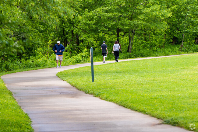 Christian County residents enjoy outdoor activities on a trail system.