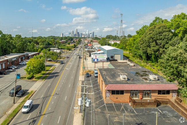 The Charlotte Leadership Academy is on Tryon Street, a major thoroughfare of the area.