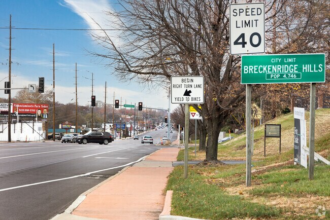 Enter the city limits of Breckenridge Hills which has become a haven for it's 4,746 residents.
