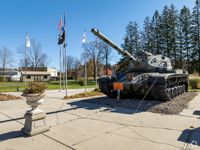 The Central City Recreational Park has a memorial to the areas fallen heros.