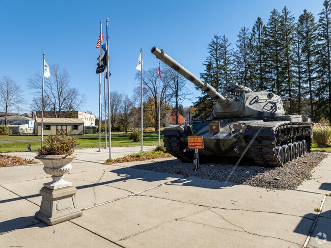 Central City Recreational Park has a memorial to the area's fallen heroes.