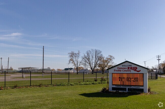 Preble County Fairgrounds, in Eaton, hosts a Pork Festival every September.