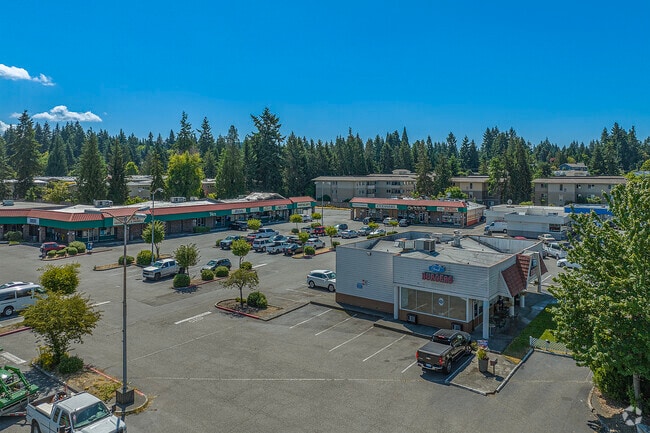 Locals have lots of shopping and dining at Newport shopping center in the Newport community.
