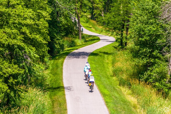 Hundreds of bikers use the Carl Voss Trail in Pioneer Park every day.