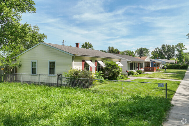 Ranch homes line the streets of the neighborhoods in North End.