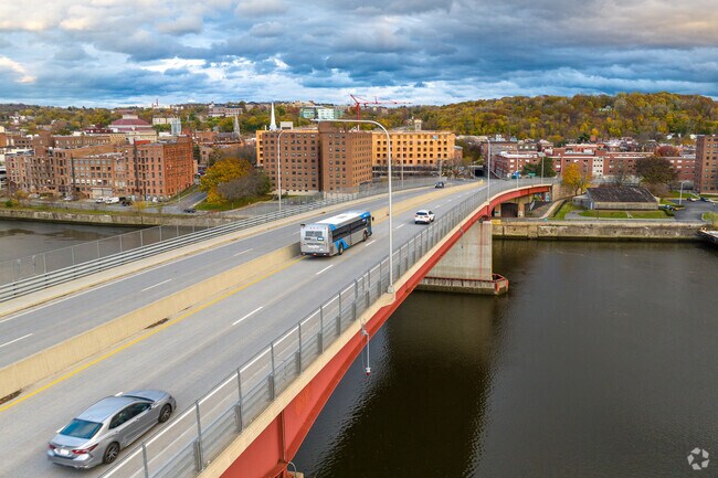 There are many ways to get to Eastside Troy but the busiest is the bridge from Cohoes.