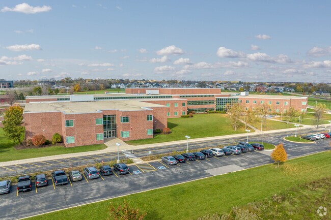 Glacial Drumlin School offers a spacious campus for students in Cottage Grove.