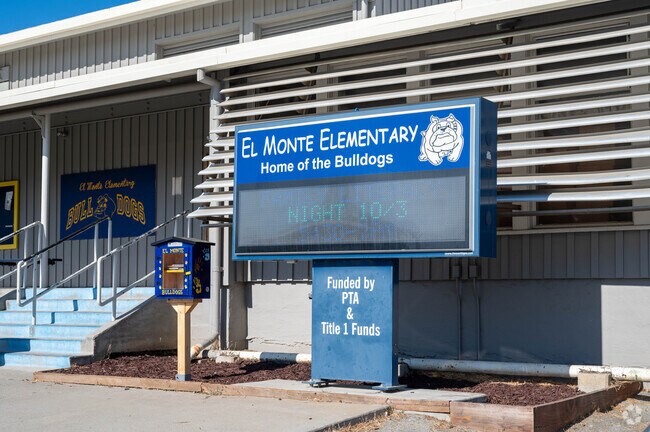 El Monte Elementary School is the Home of the Bulldogs.