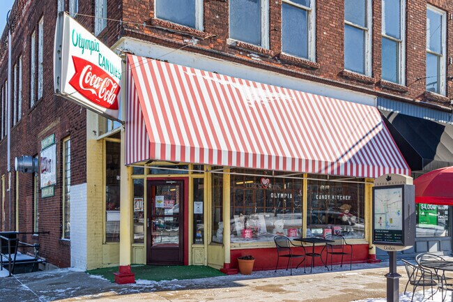 Olympia Candy Kitchen in downtown Goshen has served chocolates to four sitting presidents.