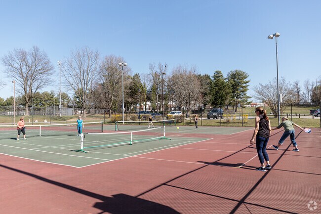 Pickleball is everyone's favorite activity at Dunkirk District Park.