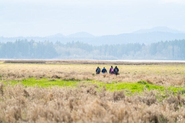Fern Ridge Wildlife Area draws residents of Veneta who can hike on its many trails.