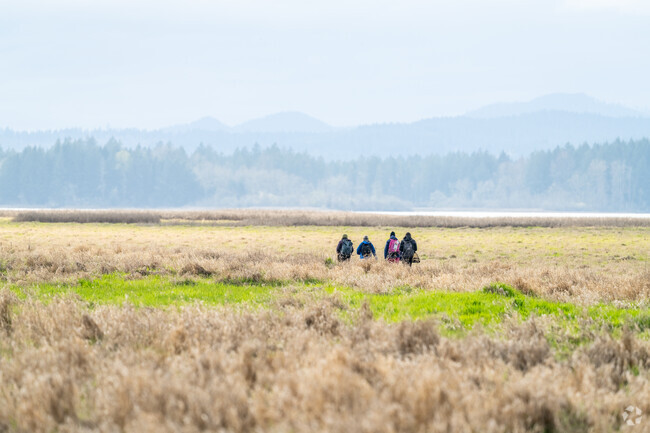 Fern Ridge Wildlife Area draws residents of Veneta who can hike on its many trails.