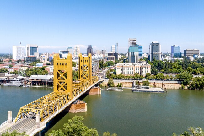 Southport is close to the tower bridge entering downtown Sacramento.