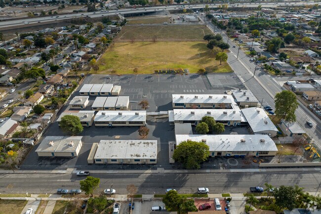Manuel A Salinas Creative Arts Elementary offers a sprawling campus when viewed from above.