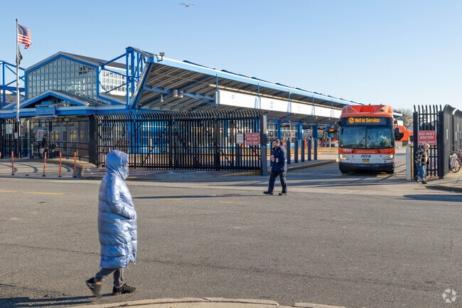 The Rosa Parks Transit Center is a vibrant part of the Hempstead community.