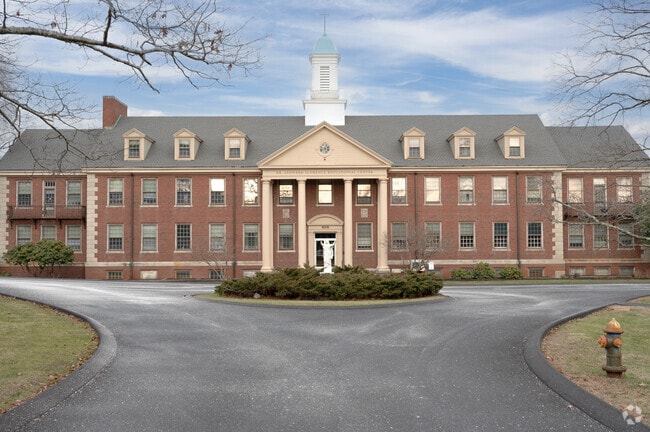 Admire the buildings on the campus of Cadence Academy Preschool in Hanover.