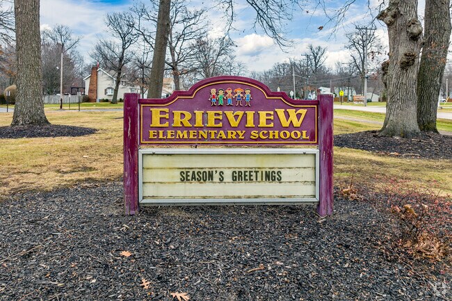 Erieview Elementary School hosts Pre-K through fourth grades.