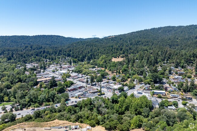 Felton is a secluded mountain town where redwood forests and winding roads define its peaceful, rural character in the heart of the Santa Cruz Mountains.
