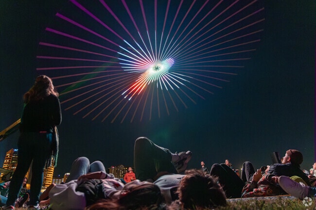 BLINK is a festival of light and art that takes place in City Center.