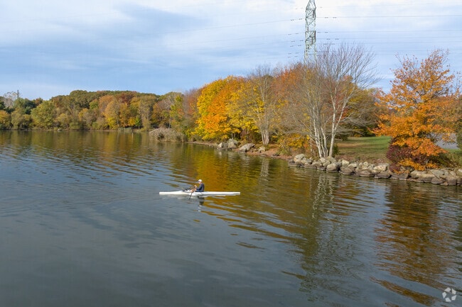 The Fall River boat ramp is where locals enjoy kayaking in western Fall River.