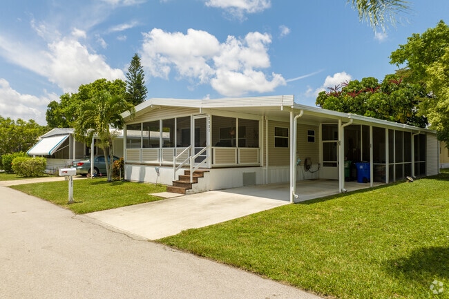 A typical modular home in Coral Bay, Margate.