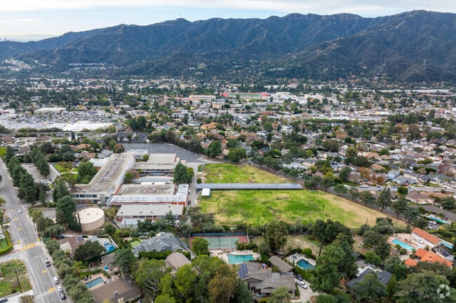 Rosemont Middle School has a beautiful view of the surrounding mountains.