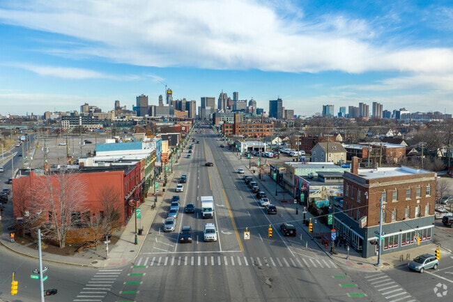 Detroit's Corktown neighborhood is located along Michigan Ave and is minutes from downtown.