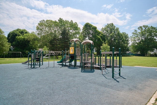 Charles Carroll School No. 46 provides a playground set for students.