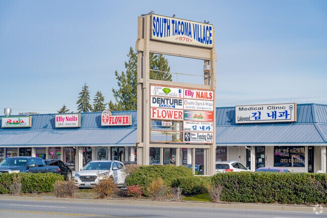 South Tacoma Village offers Lakewood residents a diverse range of retail and dining options.