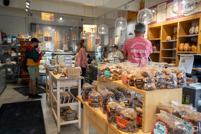 Inside Zingerman's Bakehouse, you'll find shelves packed with classic Zingerman’s goods.