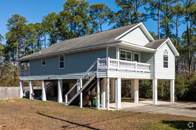 Many Pass Christian residents live in stilt homes due to the threat of hurricanes.