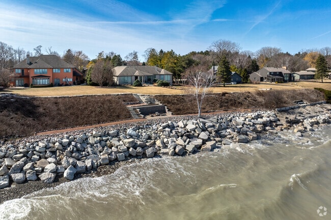 Mid-century modern and contemporary homes on Caledonia's lakefront cost up to $1.6 million.